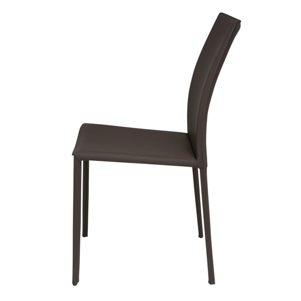 Mink Leather Sienna Dining Chair (HGAR242)