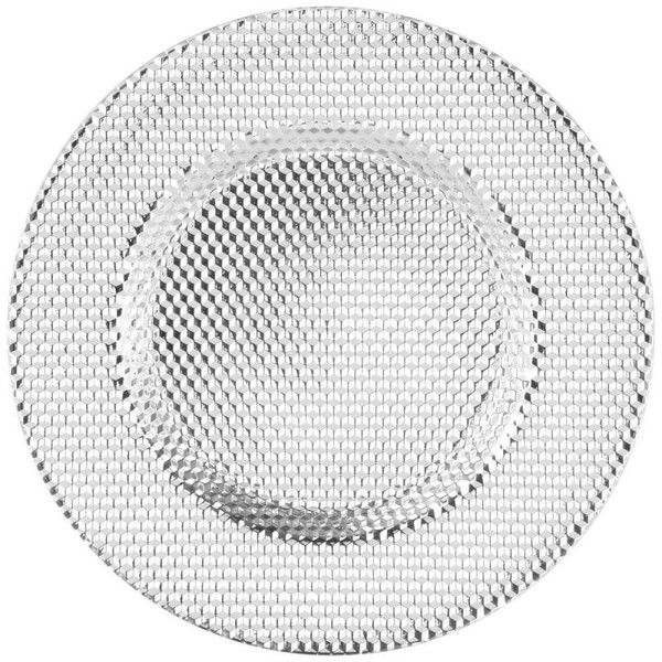 Deco Silver Charger 13" (Pack Of 6) By (DECO-340SLV)