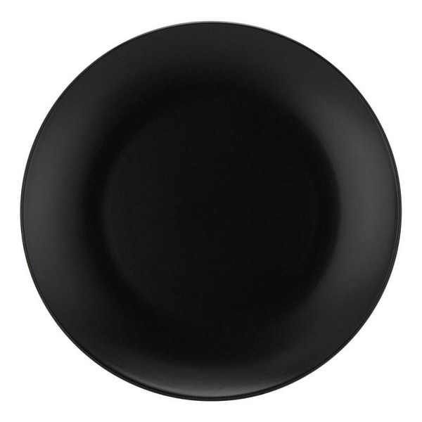Wazee Matte Dinner Plate 10.5", Black (Pack Of 24) By (WM-1-BLK)