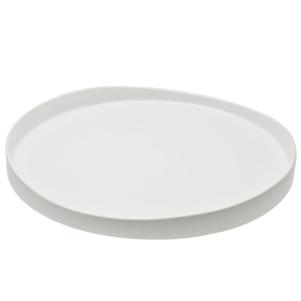 Matte Wave White Tray 12.75" (Pack Of 9) By (RPPLE-WHTTRAY)