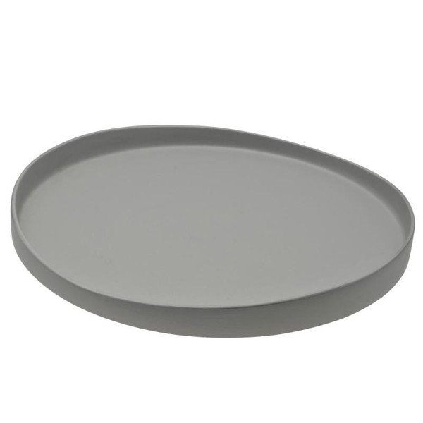 Matte Wave Grey Tray 12.75" (Pack Of 9) By (RPPLE-GREYTRAY)