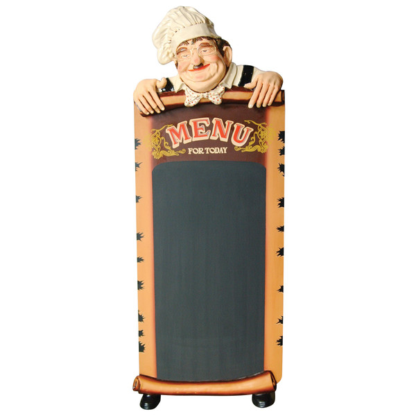 Standing Chef With Chalkboard (10016559)