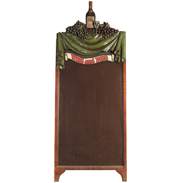 Wine & Dine Chalkboard With Stand (10016621)