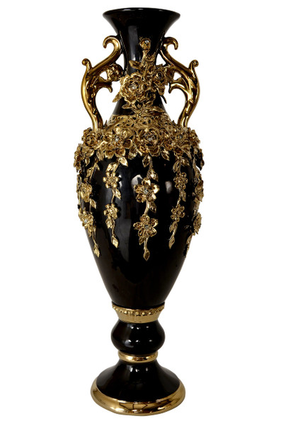 Golden Floret Jeweled Vase (11073299)