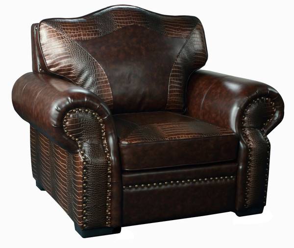 Botswana Croc And Leather Chair (12013143)