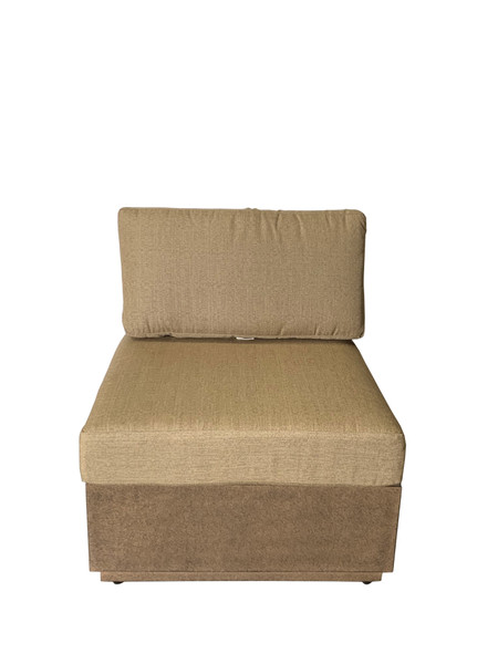 Modern Rustic Armless Single Seaters With Cushions (12014526)