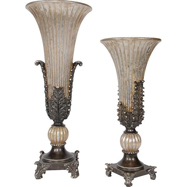 Acanthia Vase Set Of 2 (10729786)