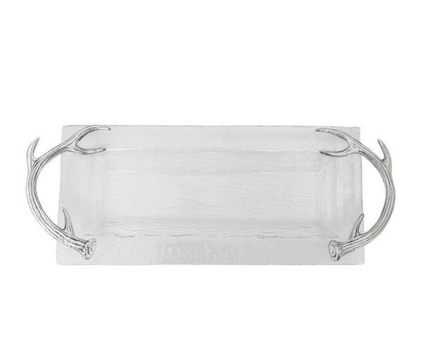 Antler Glass Oblong Tray (104128)