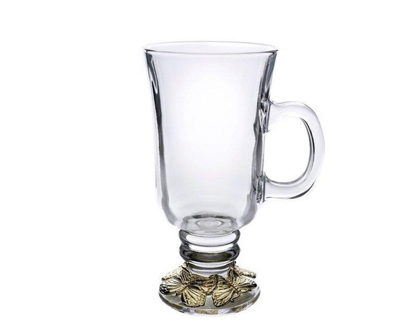 Butterfly 24 Gold Plated Glass Mug (121058)