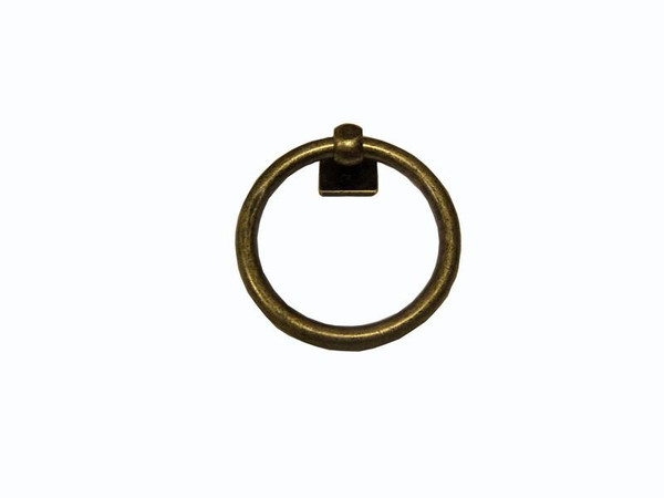 Ring Cabinet Pull - Antique Brass (421-AB)