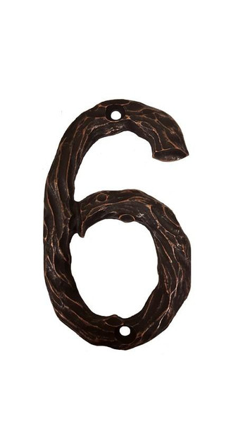 Log House Number Six - Oil Rubbed Bronze (LHN6-ORB)