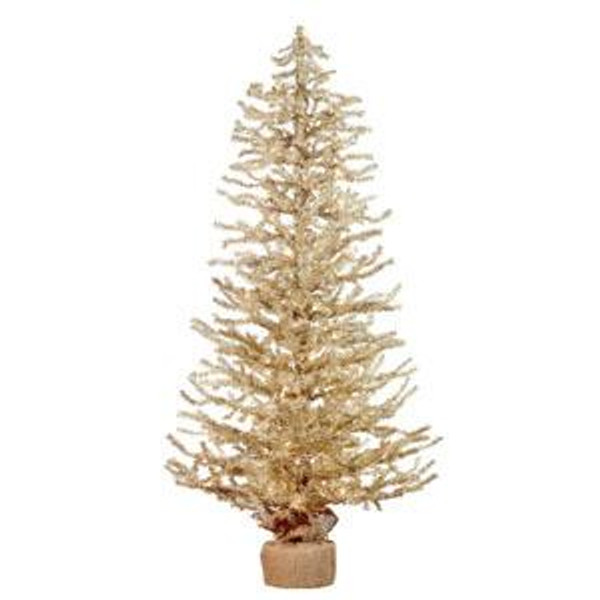 48" Pre-Lit Silver Pine Tree (80178)