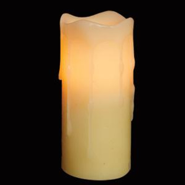 1.75X4" Cream Battery Candle (Pack Of 7) (80871)