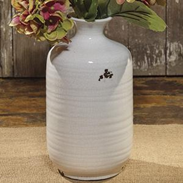 Aged White Vase (Pack Of 6) (83459)