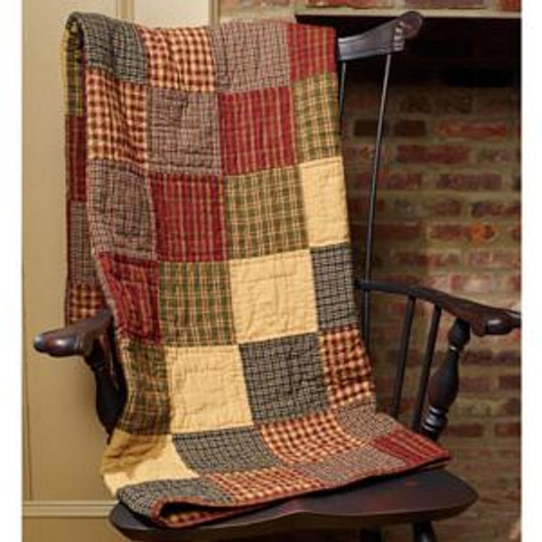 50X60" Rebecca'S Patchwork Throw (Pack Of 2) (93356)