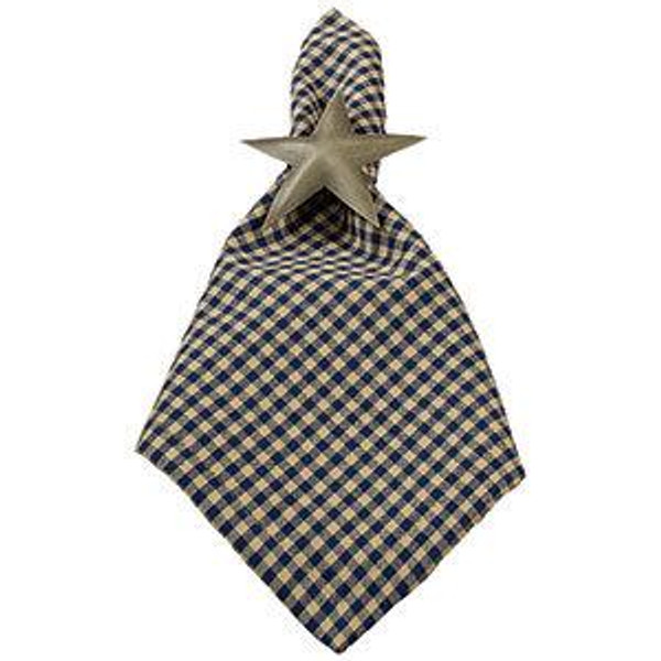 18X18" Colonial Navy Check Napkin (Pack Of 29) (97154)