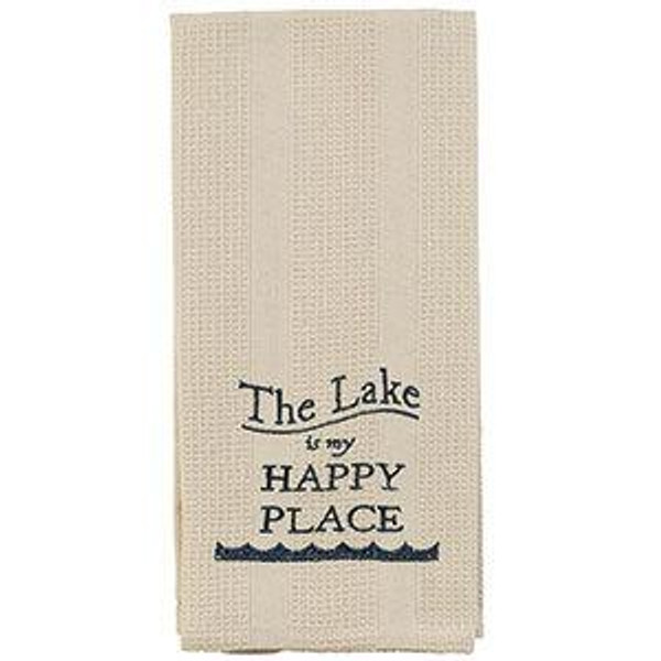 19X28" Lake/Happy Towel (Pack Of 15) (97262)