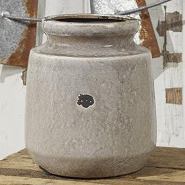Large Aged Gray Vase (Pack Of 5) (98120)
