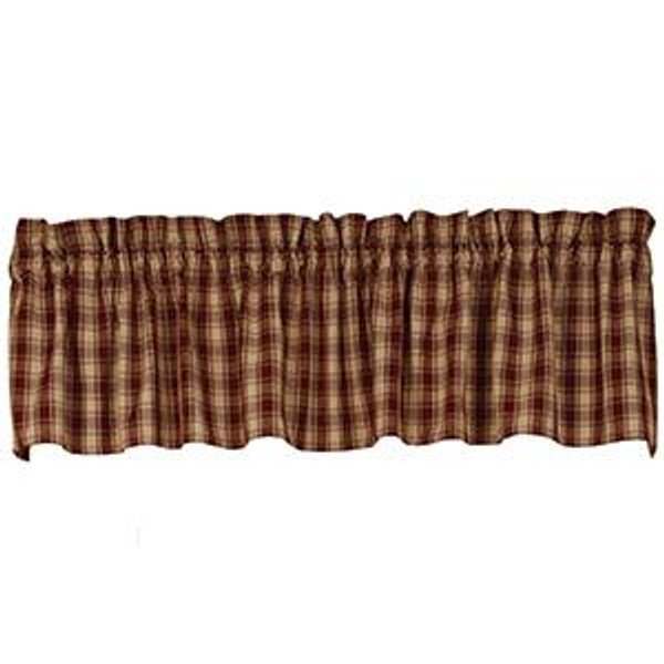 72X14" Barn Red Lexington Valance (Pack Of 7) (98712)