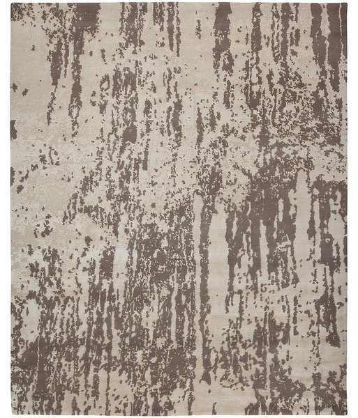 Highland Hi-1007 Froth 8' X 10' Hand Knotted Wool & Silk Rug (10897)