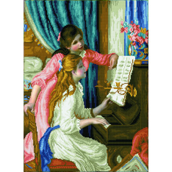 Girls At The Piano Diamond Painting Kit