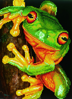 Green Tree Frog Diamond Painting Kit