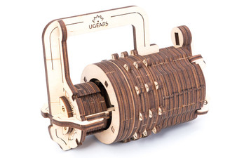 UGears Combination Lock Model Mechanical Model Kit