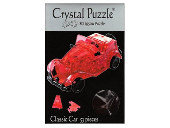 Crystal Puzzles Classic Red Car
