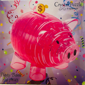 Crystal Puzzle Piggy Bank