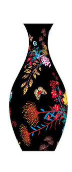 3D PUZZLE VASE ELEGANT FLORAL PRINT