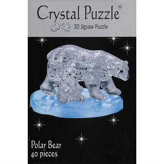Crystal Puzzle Polar Bear With Cub