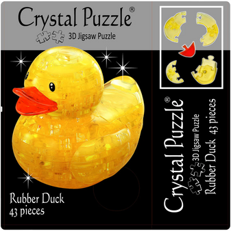 Crystal Puzzle Rubber Ducky