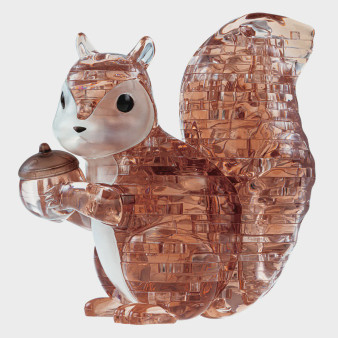 Crystal Puzzle Squirrel