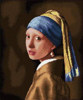 Masterclass Girl With The Pearl Earring (apres Vermeer) Diamond Dotz Kit