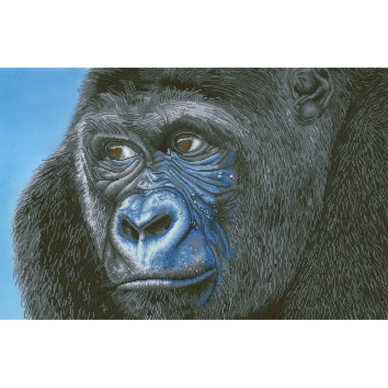 Kibali Western Lowland Gorilla Diamond Painting Kit