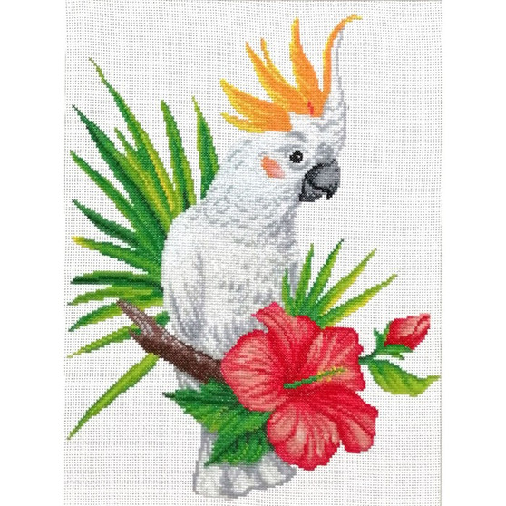 Cockatoo Call No Count Cross Stitch Kit