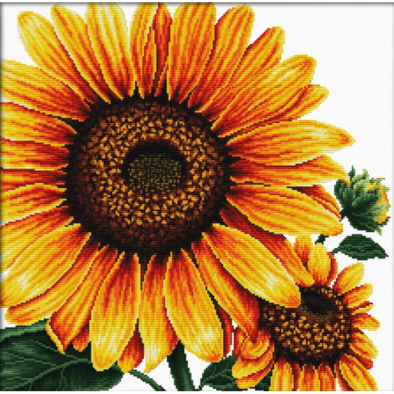 Sunflower No Count Cross Stitch Kit