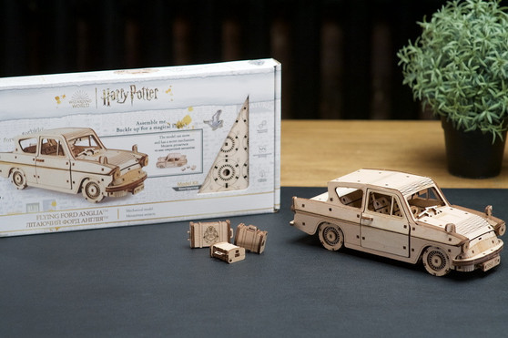 UGears Flying Ford Anglia Mechanical Model