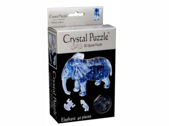 Crystal Puzzle Elephant