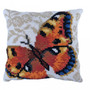 Umber Butterfly Sudan Cushion