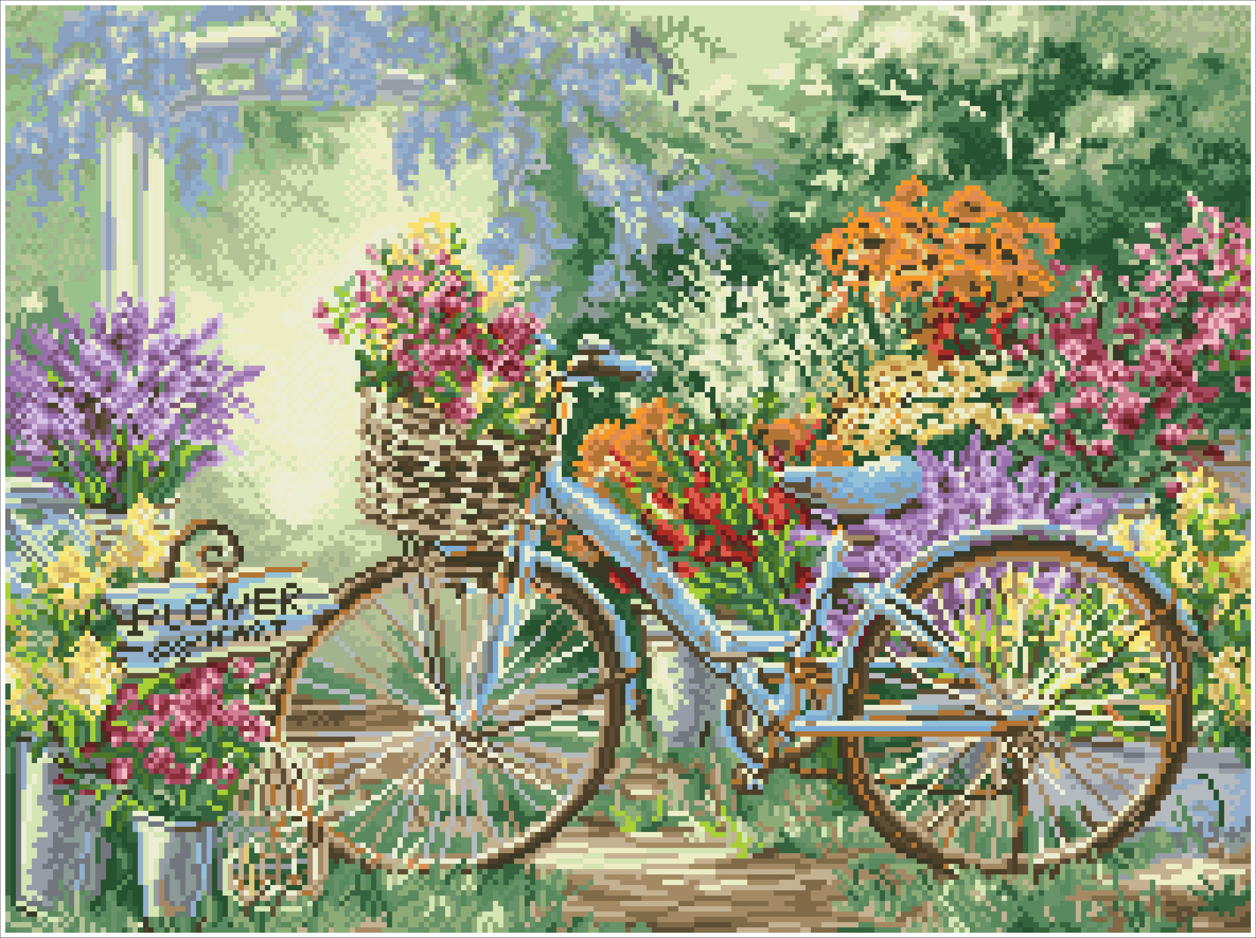 The Flower Mart Diamond Dotz Diamond Painting Kit