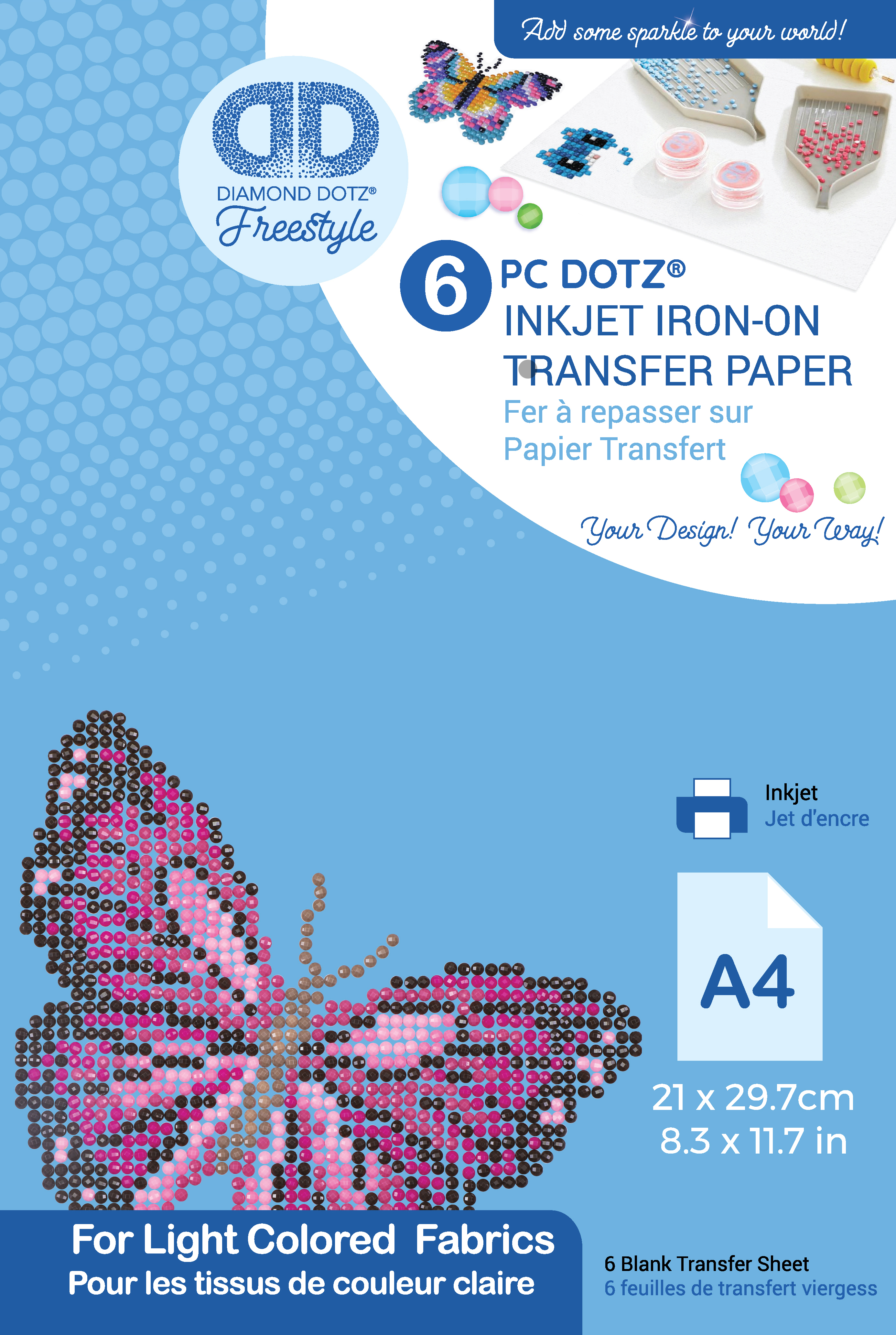 Diamond Painting Accessories: Transfer Paper: A4: 6 Sheets - Diamond Dotz®  - Groves and Banks