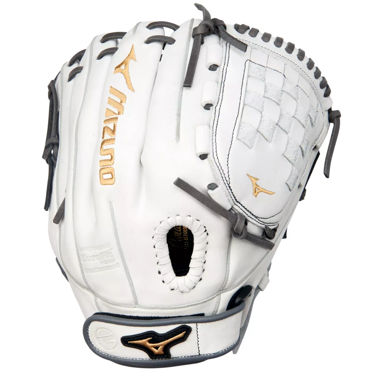 Winning ヘッドギア ホワイト Mizuno収納袋付き MVP Prime Fastpitch Softball Glove 12