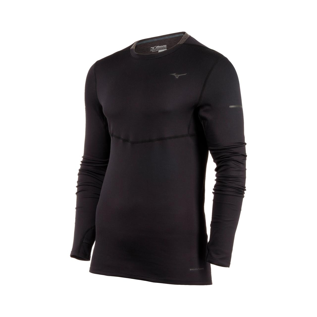 Mizuno Sサイズ BREATH THERMOREFLECTION GEAR Men's Breath Thermo Running Long Sleeve | Men's Thermal Long Sleeve