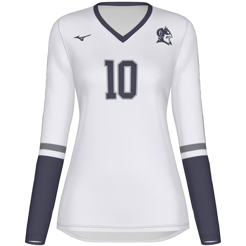 Women's Long Sleeve V-Neck Jersey VARSITY - Mizuno USA