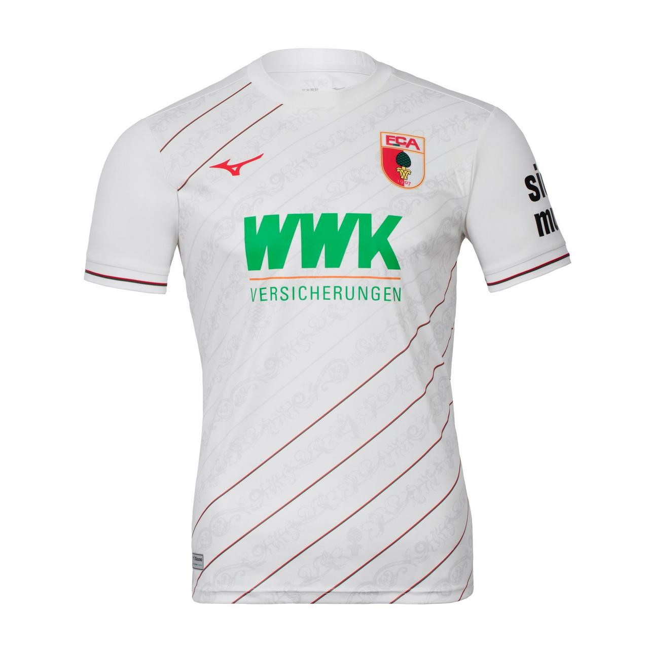 Men's Augsburg Replica Home Jersey, 24/25 - Mizuno USA