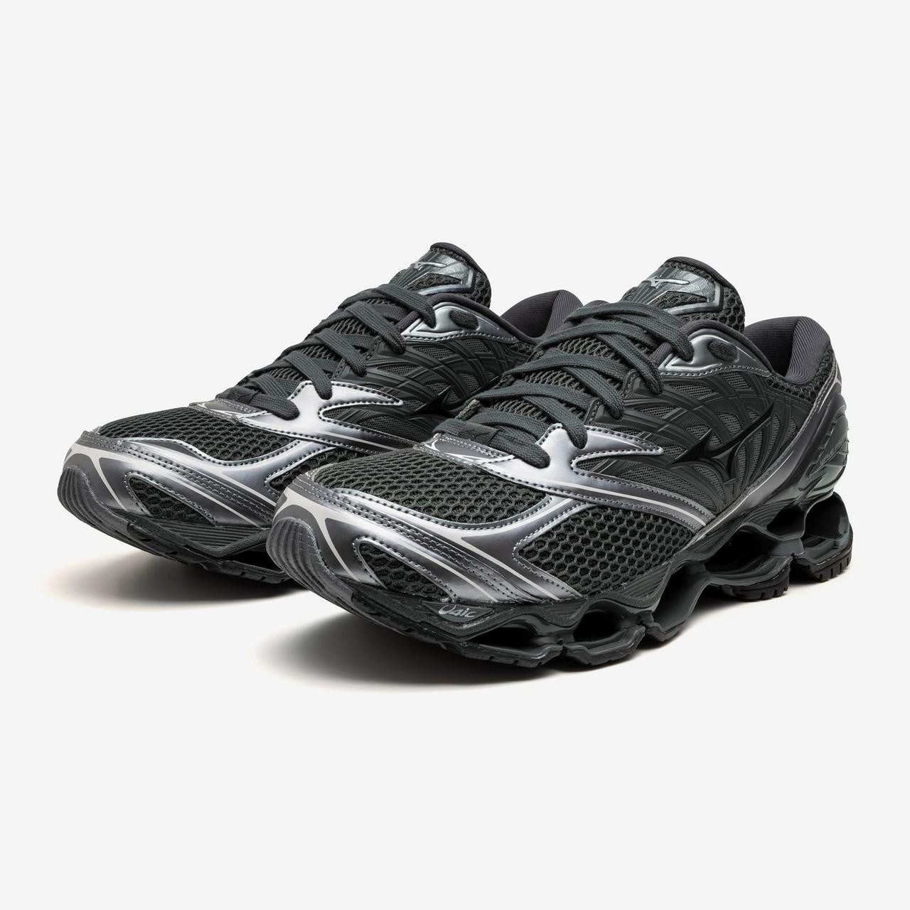 靴 wave prophecy ls MIZUNO Wave Prophecy LS Sportstyle Sneaker, Black Sand/Black