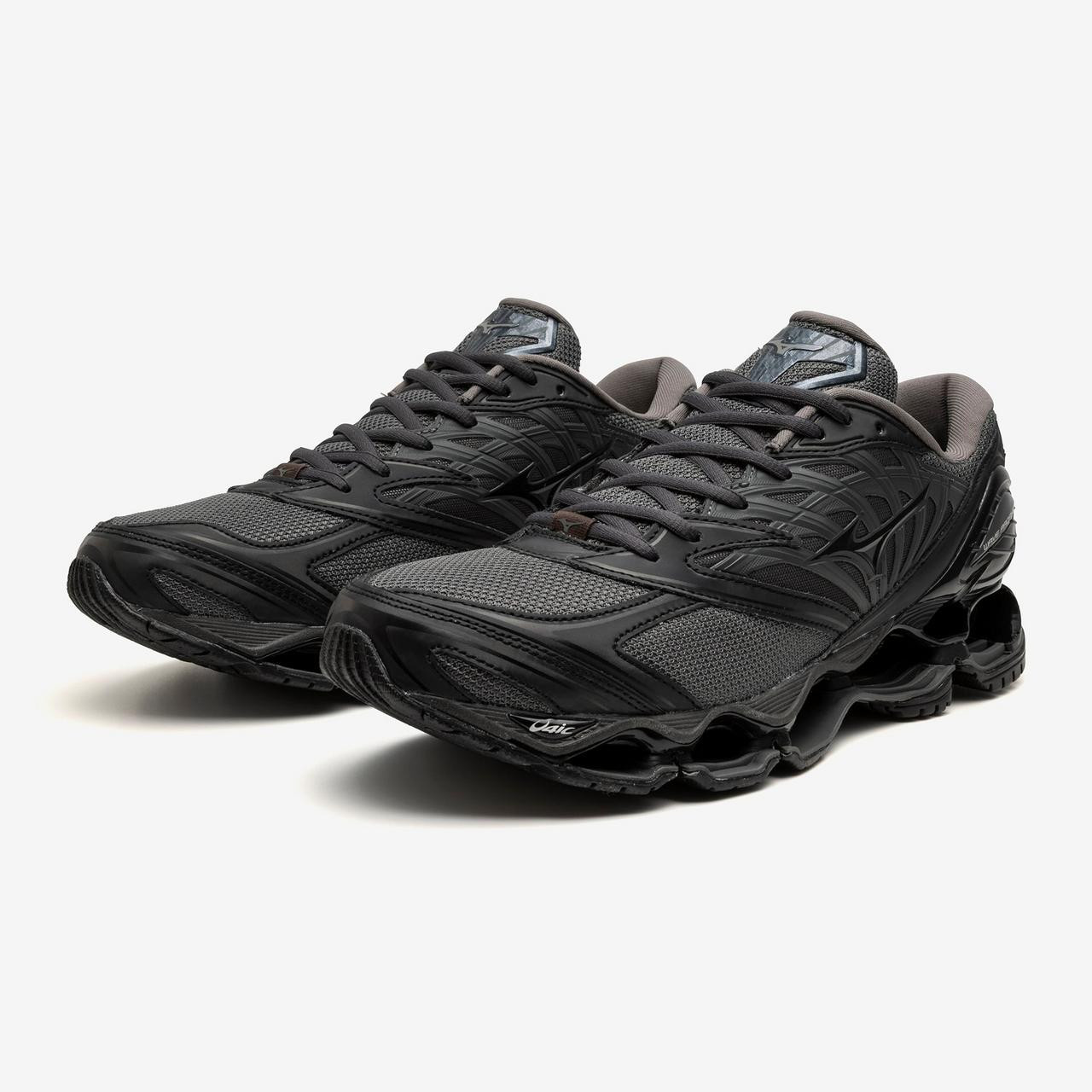 靴 wave prophecy ls MIZUNO Wave Prophecy LS Sportstyle Sneaker, Black Sand/Black