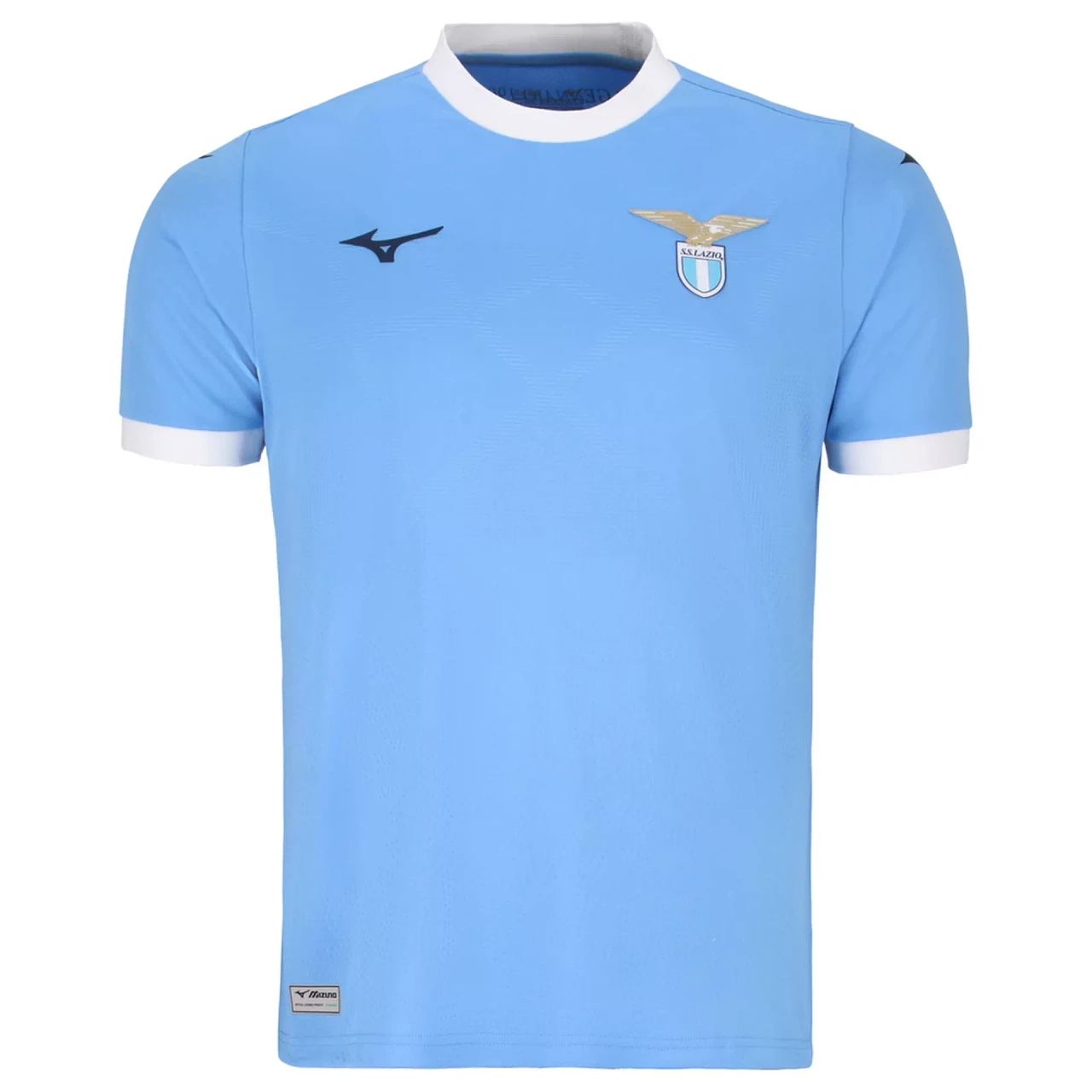Men's SS Lazio Replica Home Jersey, 25/26 - Mizuno USA