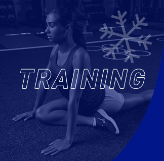 woman training
